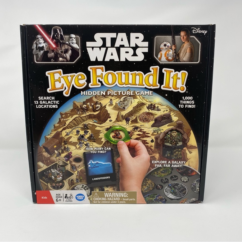 NIB DISNEY Star Wars Eye Found‎ It Hidden Picture Game - BRAND NEW SEALED!